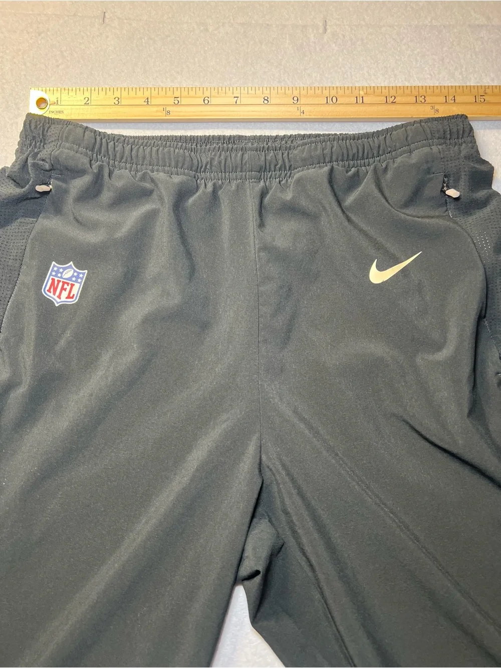 Nike New Orleans Saints NFL Men's Sideline Dri-FIT Training Pants, Black, Medium